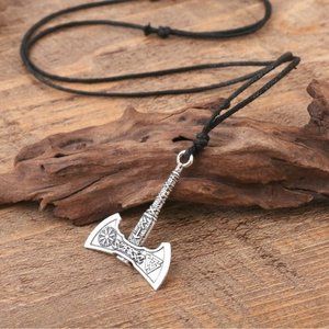 Norse Viking Battle Axe Necklace
